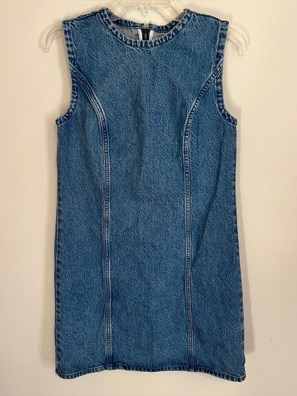 Abercrombie & Fitch denim mini dress size small tall